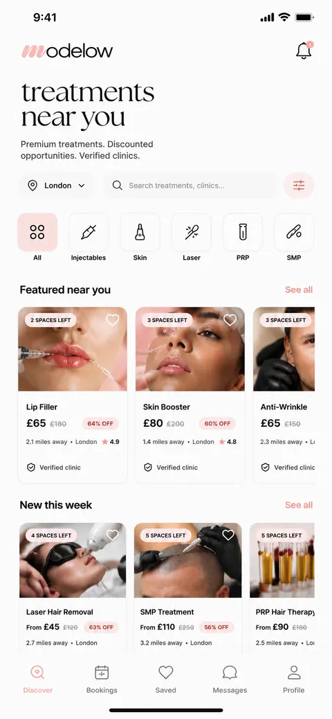 Modelow Discover — treatments near you